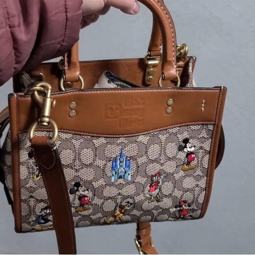 Coach Disney X Coach Rogue 25 In Signature Textile Jacquard With